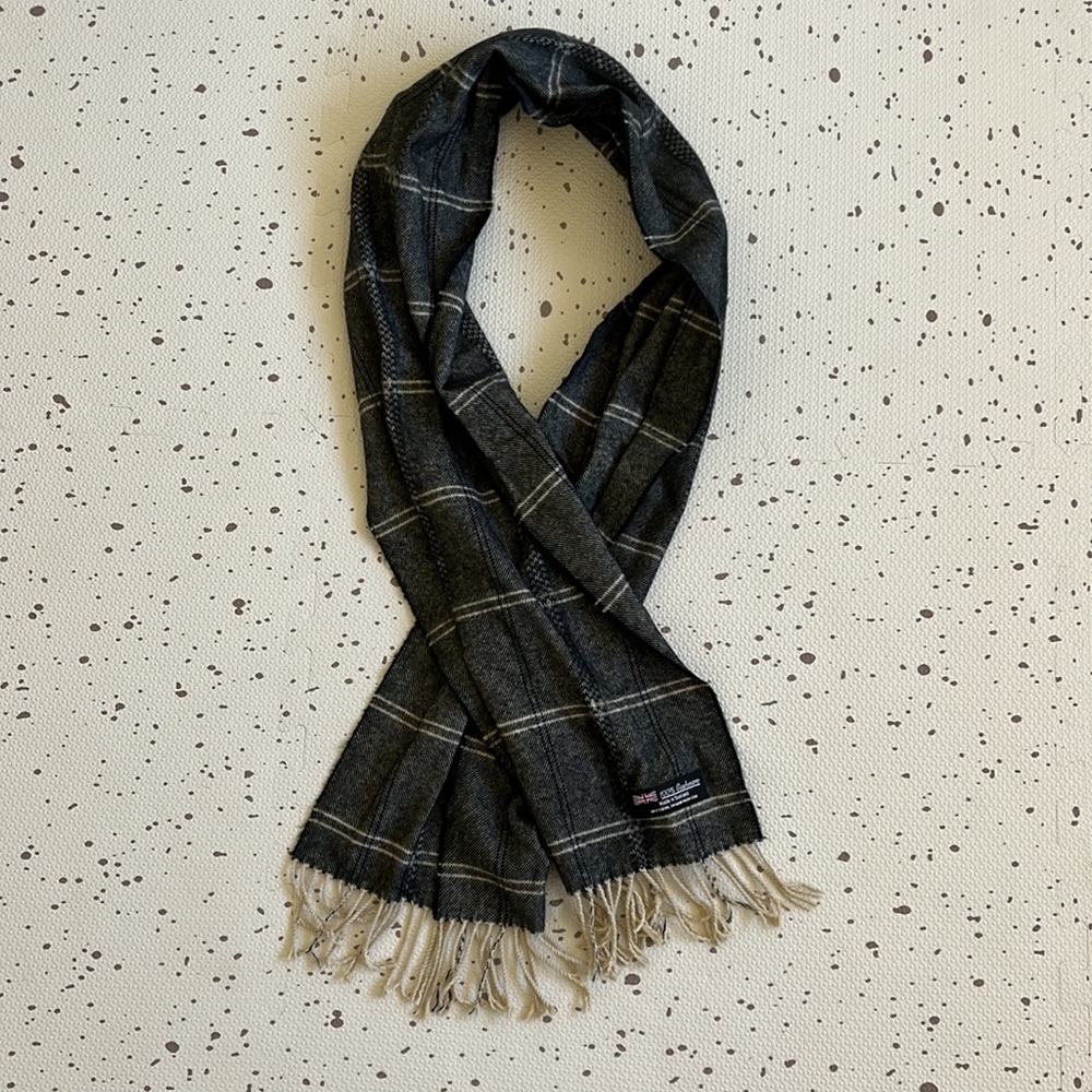 💘 100% CASHMERE PLAID SCARF